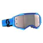 MASCHERA MASCHERINA MX CROSS SCOTT MX GOGGLE FURY BLUE/ BLACK/ SILVER CHROME