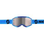 MASCHERA MASCHERINA MX CROSS SCOTT MX GOGGLE FURY BLUE/ BLACK/ SILVER CHROME - immagine 2