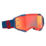 MASCHERA MASCHERINA MX CROSS SCOTT MX GOGGLE FURY DARK BLUE/ NEON RED/ ORANGE