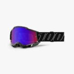 MASCHERA 100% ACCURI 2 BLACKLINE MX CROSS OCCHIALI ENDURO BLU SPECCHIO