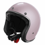 CASCO JET MOTO STORMER QUARTZ PALE PINK PEARLY CAFE RACER CUSTOM VINTAGE RETRO