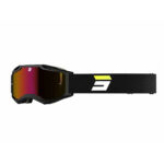 MASCHERA OCCHIALI MOTO SHOT IRIS 2.0 TECH BLACK NEON YELLOW MX CROSS ENDURE NERO