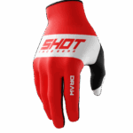 GUANTI SHOT DRAW KID SKY RED CROSS ENDURO BAMBINO MOTOCROSS PROTEZIONE