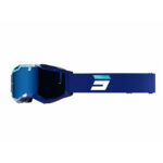 MASCHERA OCCHIALI MOTO SHOT IRIS 2.0 FUSION BLUE GLOSSY ENDURO CROSS MX