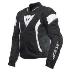 Jacke Motorrad Mann Dainese Avro 5 Tex Man Black Sport Touring Schwarz Weiß
