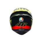 Casco Integral AGV K1 K1-S E2206 Amarillo Fluorescente Negro Modelo GRACIAS VALE - immagine 5
