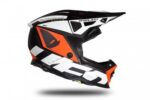 Helm UFO Plast HE171 ECHUS Schwarz/ Orange/ Weiß Matt - immagine 4