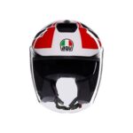 Casque Jet Moto AGV IRIDES TOLOSA Blanc/Noir/Gris/Rouge - immagine 2