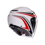 Casque Jet Moto AGV IRIDES TOLOSA Blanc/Noir/Gris/Rouge - immagine 6