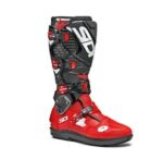 Stivali Moto Sidi Crossfire 3 Srs Enduro Cross Schwarz/Rot MX Boots