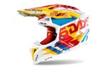 Casco Cross Airoh Aviator 3 Six Days 2024 España Edición Limitada Carbono