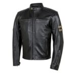 Veste Moto Homme En Cuir Moore Legend Noir