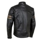 Veste Moto Homme En Cuir Moore Legend Noir - immagine 2