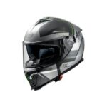Casque Moto Intégral Premier Typhoon Ba Mily Bm Noir Gris Vert