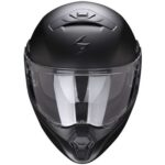 Casco Modular Moto Scorpion Exo 930 Evo Sólido Negro Mate Pearl Touring - immagine 3