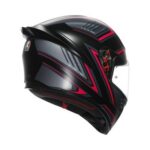 Casque Intégral Moto AGV K1 K1 S K1S SLING Noir Mat/Rose Sport Touring - immagine 4