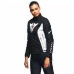 Jacke Motorrad Damen Dainese Schnell D-Dry Wasserdicht Black White Red Jacket - immagine 4
