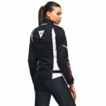 Jacke Motorrad Damen Dainese Schnell D-Dry Wasserdicht Black White Red Jacket - immagine 5