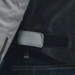 Chaqueta Moto Dainese Sevilla Air Tex De Verano Tejido Hombre Negro Carbón Gris - immagine 7