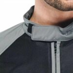 Chaqueta Moto Dainese Sevilla Air Tex De Verano Tejido Hombre Negro Carbón Gris - immagine 9