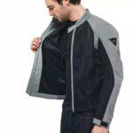 Chaqueta Moto Dainese Sevilla Air Tex De Verano Tejido Hombre Negro Carbón Gris - immagine 11