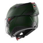 Casque Modulaire Shark OXO Flip Back Noir Mat Vert Foncé Touring - immagine 2