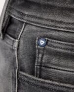 Jeans Motorrad Revit Pistons 3 Rev'It Skinny Medium Grey Used Schutz Urban - immagine 4