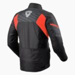 Jacke Motorrad Rev'It Duke H2O Rot Schwarz Red Black Revit Sport Touring - immagine 2