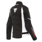 Chaqueta Moto Mujer DAINESE VELOCE D-DRY IMPERMEABLE NEGRO BLANCO ROJO - immagine 2