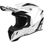 Casco Offroad Airoh Aviator Ace 2 Cross Enduro Blanco Brillante