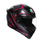 Casco Integral Moto AGV K1 K1 S K1S Sling Negro/Rosa Mate Sport Touring