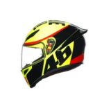 Integral Helm AGV K1-S E2206 Gelb Fluo Schwarz Modell Danke Vale - immagine 4
