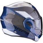 Casco Modular Moto Scorpion Exo Tech Evo Team Azul Touring Backflip 180° - immagine 2