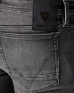 Jeans Moto Revit Pistons 3 Rev'it Skinny Gris Medio Usado Protecciones Urbanas - immagine 3