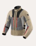 Veste Moto RE'VIT OFFTRACK 2 H2O SABLE GRIS Touring 4 Saisons REVIT