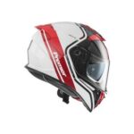 Casco Integral Moto Premier DEVIL PH 2 Blanco/Rojo/Negro