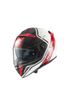 Casco Integral Moto Premier DEVIL PH 2 Blanco/Rojo/Negro - immagine 2