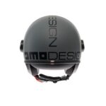 Motorradhelm Jet Momo Design FGTR CLASSIC E2206 Mono Matt Grey/Black 184A7001 - immagine 5