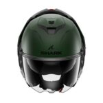 Helm Modular Shark OXO Flip Zurück Leer Mat Dark Green Matt Grün Matt Touring - immagine 3