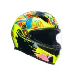 Casco AGV Integral Doble Visera K3 Valentino Rossi Winter Test 2019 E22.06