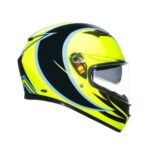 Helm AGV Motorrad Integral AGV K3 Replik Winter Test Phillip Insel 2005 VR46 - immagine 3