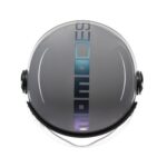 Casque Moto Jet Momo Design Fgtr Classic Flip E2206 Gris Blue / Fuchsia - immagine 6