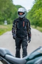 Veste Moto Macna Ultimax 2.0 Homme Noir Gris Touring IMPERMÉABLE - immagine 3
