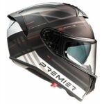 Integral Helm Motorrad Premier EVOLUZIONE Sp 92 Doppelt Visier Faser Jacke - immagine 5