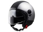 Helm Jet Motocubo Top Cube Finish Leder Dark Grey Grau Vintage
