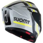 Casco Integral De Moto Suomy TRACK-1 NOVENTA Y SIETE GRIS AMARILLO DEPORTIVO - immagine 5