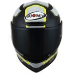 Casco Integral De Moto Suomy TRACK-1 NOVENTA Y SIETE GRIS AMARILLO DEPORTIVO - immagine 7
