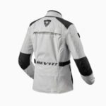 Chaqueta Moto Rev'It RevIT Voltiac 3 H2O Mujer Gris Negro Touring - immagine 2