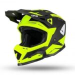 Motorradhelm Cross Enduro Motard UFO Plast He 13100 HE13100 ECHUS Gelb Fluo Sw