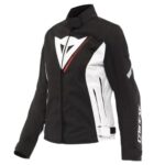 Jacke Motorrad Damen Dainese Schnell D-Dry Wasserdicht Black White Red Jacket - immagine 10